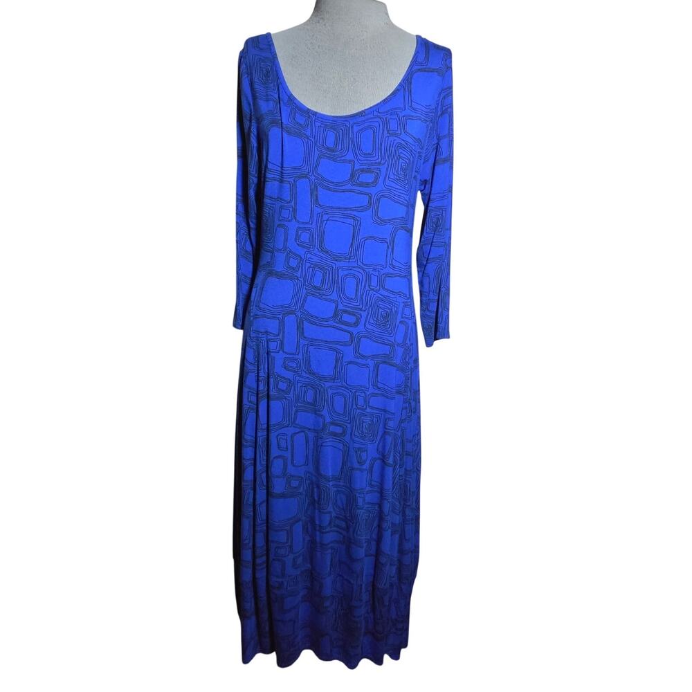 Blue Pullover Knee Length Dress Size XS